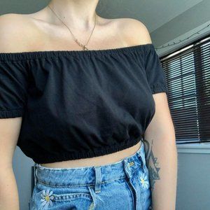 Wilfred off shoulder crop top